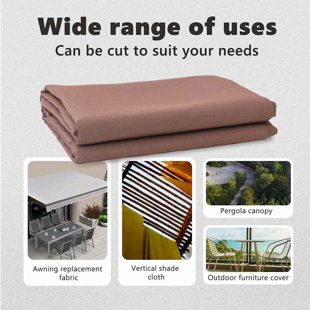 Awning Replacement Fabric Brown 1000 x 160 cm Polyester