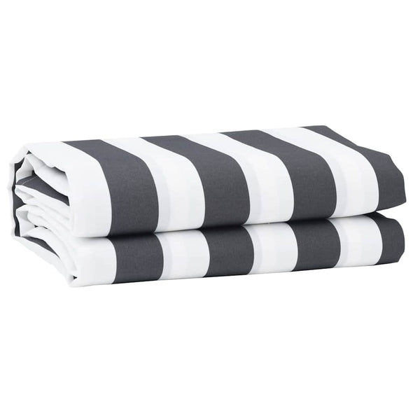 Awning Replacement Fabric Anthracite, white 3 x 2 m