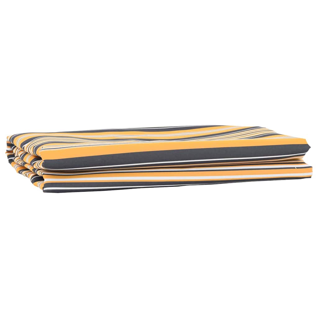 Awning Replacement Fabric Yellow and Grey 1000 x 160 cm