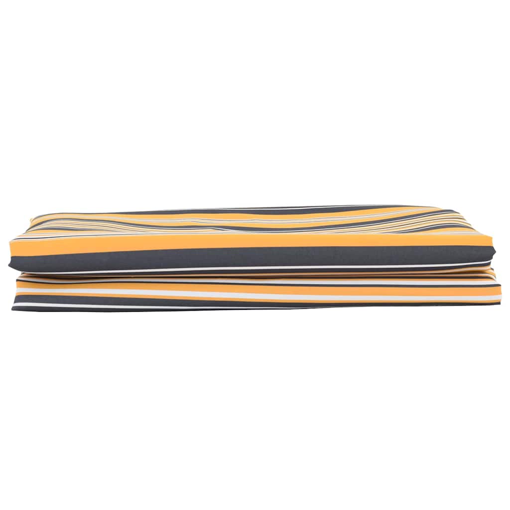 Awning Replacement Fabric Yellow and Grey 1000 x 160 cm