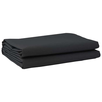 Awning Replacement Fabric Black 10 x 1.6 m PE, concrete, iron