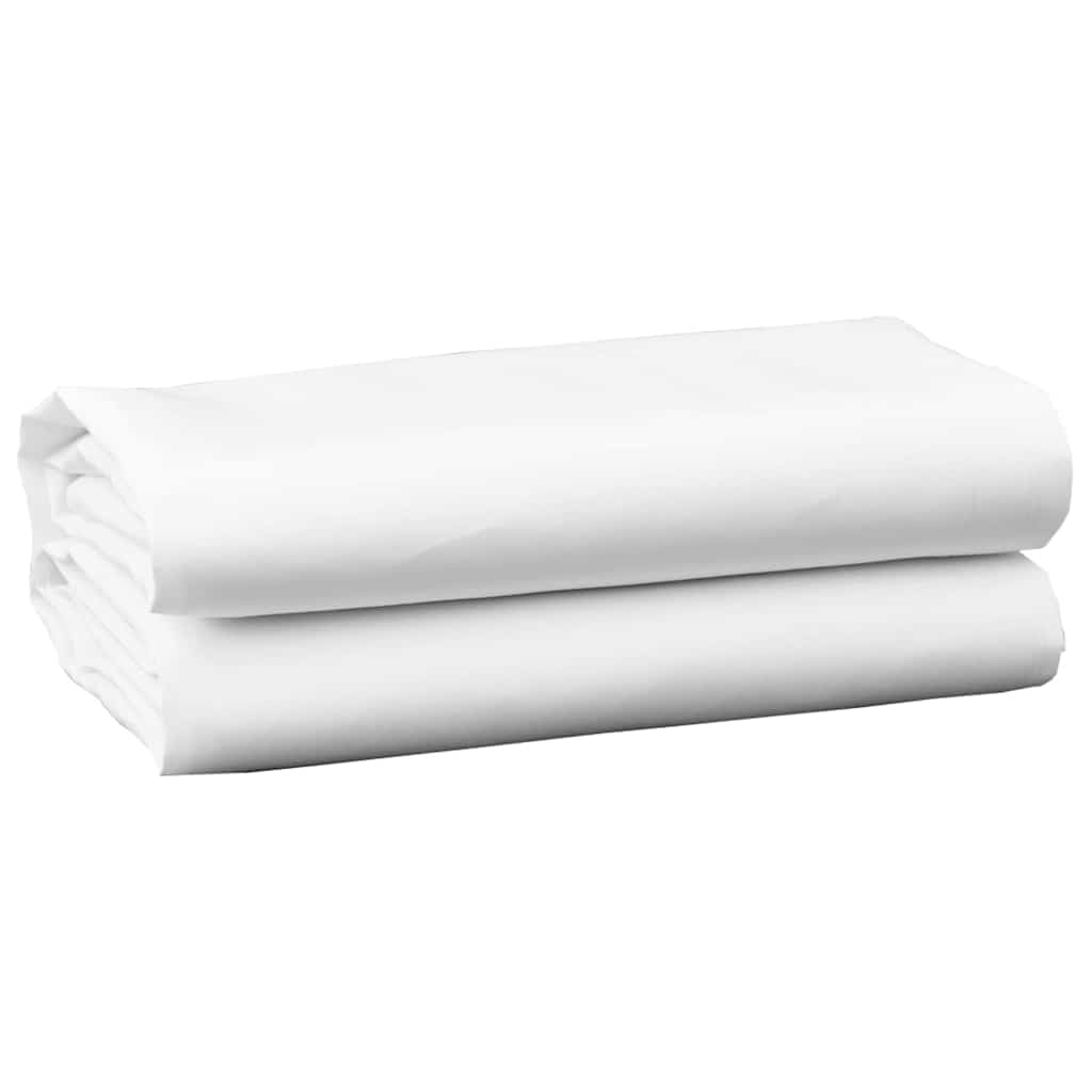 Awning Replacement Fabric White 1000 x 160 cm Polyester