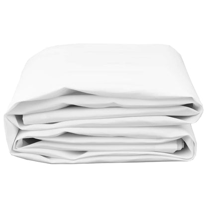 Awning Replacement Fabric White 1000 x 160 cm Polyester