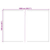 Awning Replacement Fabric White 10 x 1.6 m PE, concrete, iron
