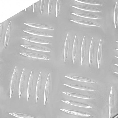 Stair Tread 15 pcs Silver 60 x 18 x 2.5 cm Aluminium