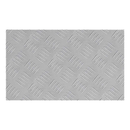 Stair Tread Rectangular 4 pcs Silver 50 x 30 cm Aluminium