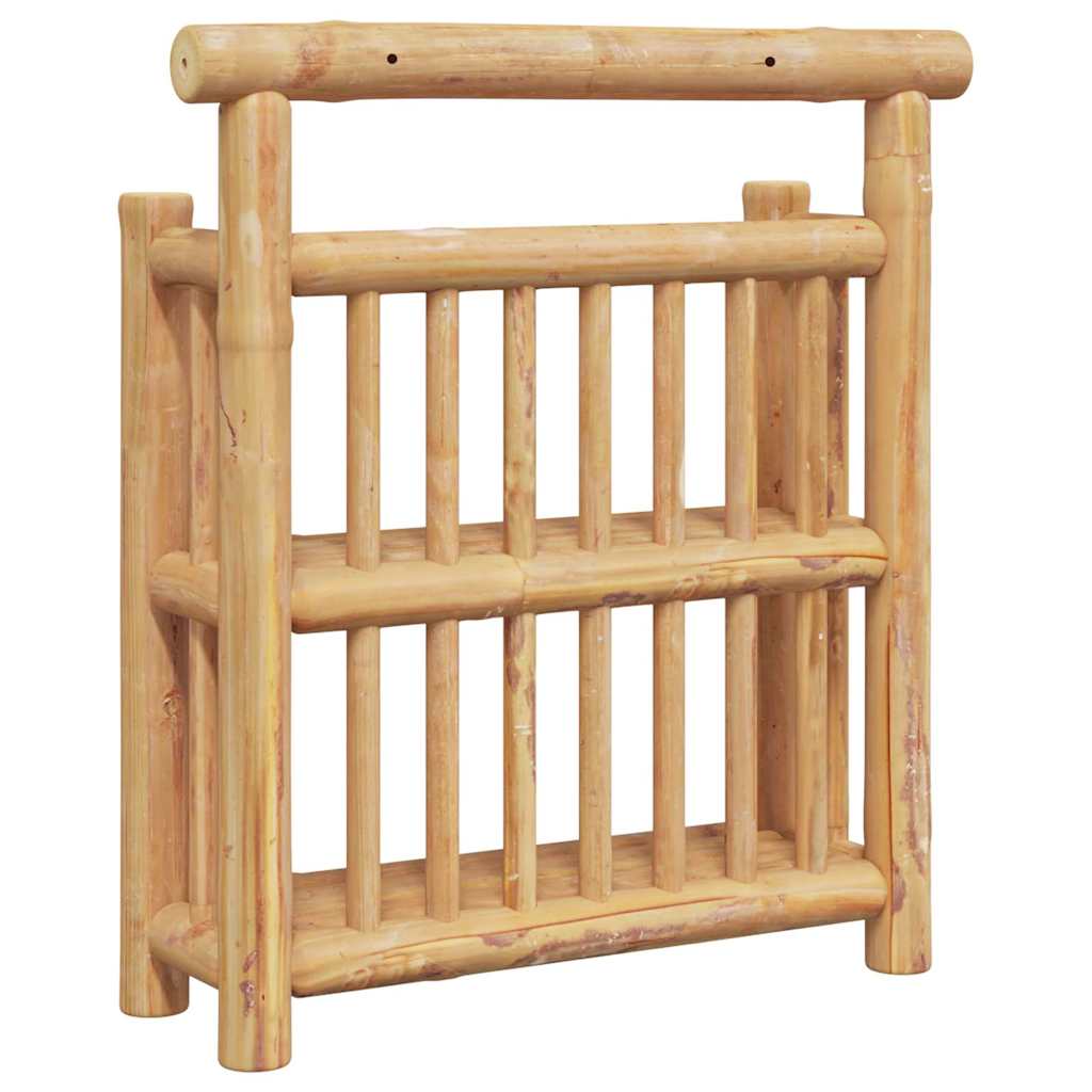 Wall Shelf with Shelf Natural 40 x 13 x 44 cm Bamboo