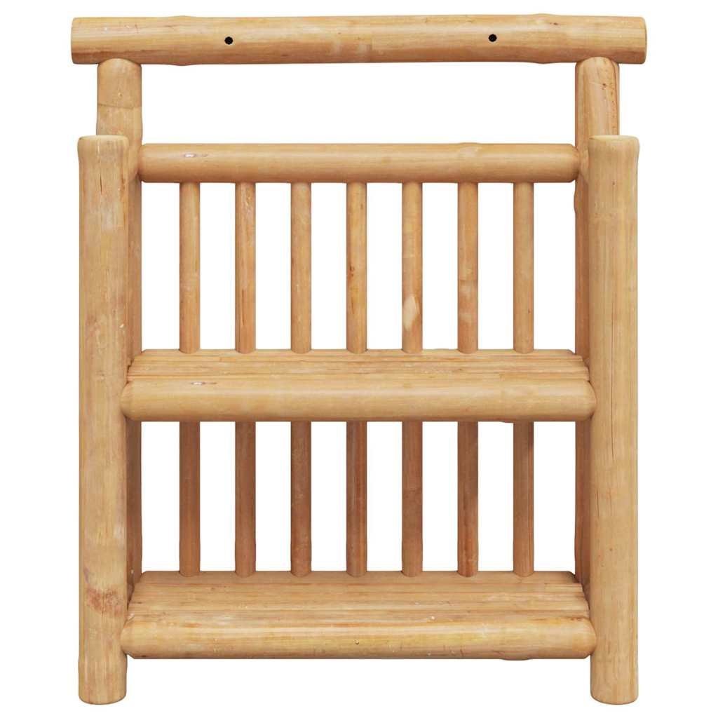 Wall Shelf with Shelf Natural 40 x 13 x 44 cm Bamboo