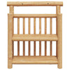 Wall Shelf with Shelf with Storage Brown 40 x 13 x 44 cm Bamboo
