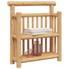 Wall Shelf with Shelf with Storage Brown 40 x 13 x 44 cm Bamboo