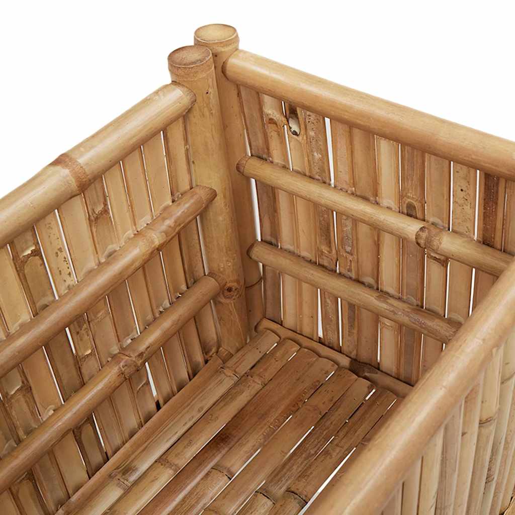 Raised Bed Brown 70 x 35 x 70 cm Bamboo