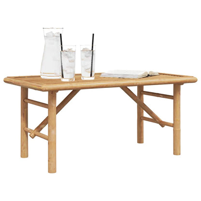 Coffee Table Brown 90 x 50 x 43 cm Bamboo