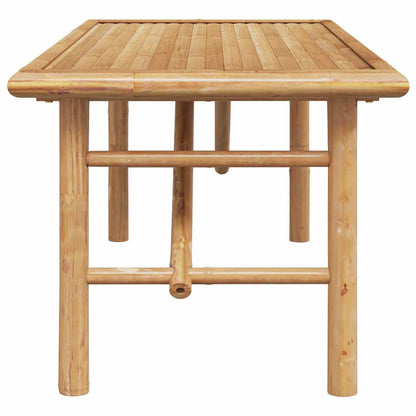 Coffee Table Brown 110 x 50 x 43 cm Bamboo