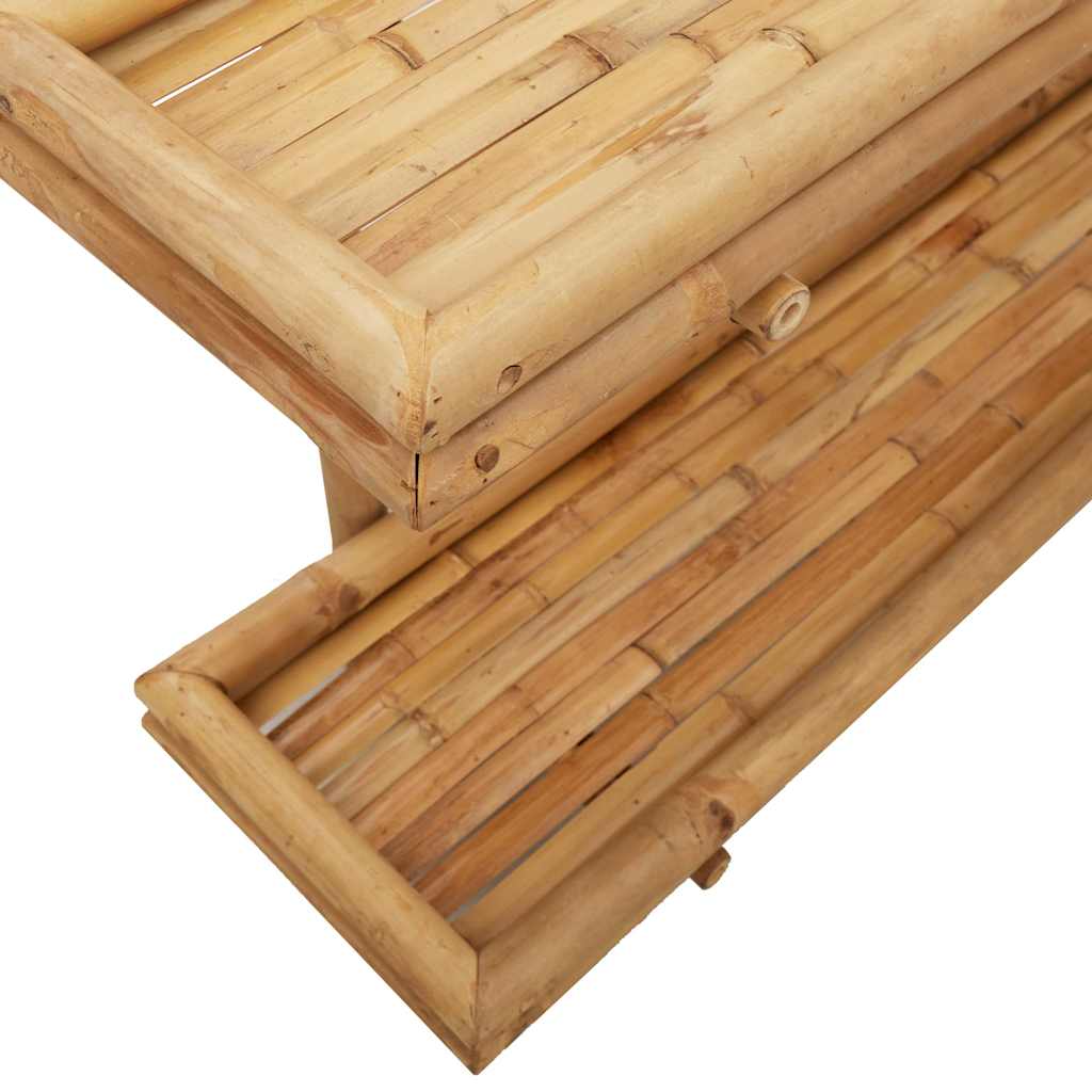 Wall Shelf with Shelf Wall-mounted Brown 75 x 26 x 60 cm Bamboo