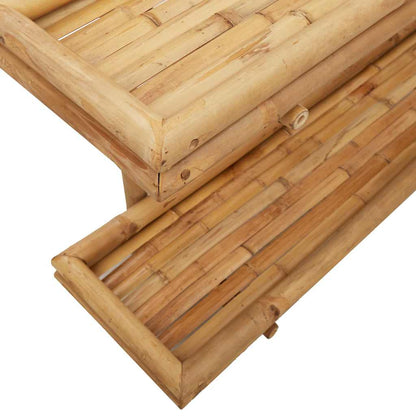 Wall Shelf with Shelf Brown 100 x 26 x 60 cm Bamboo