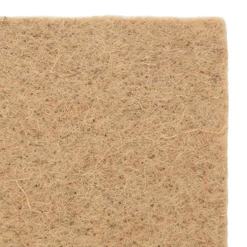 Hemp Mat Beige 100% Hemp 0.5 x 82.7 ft Durable Hemp Mat