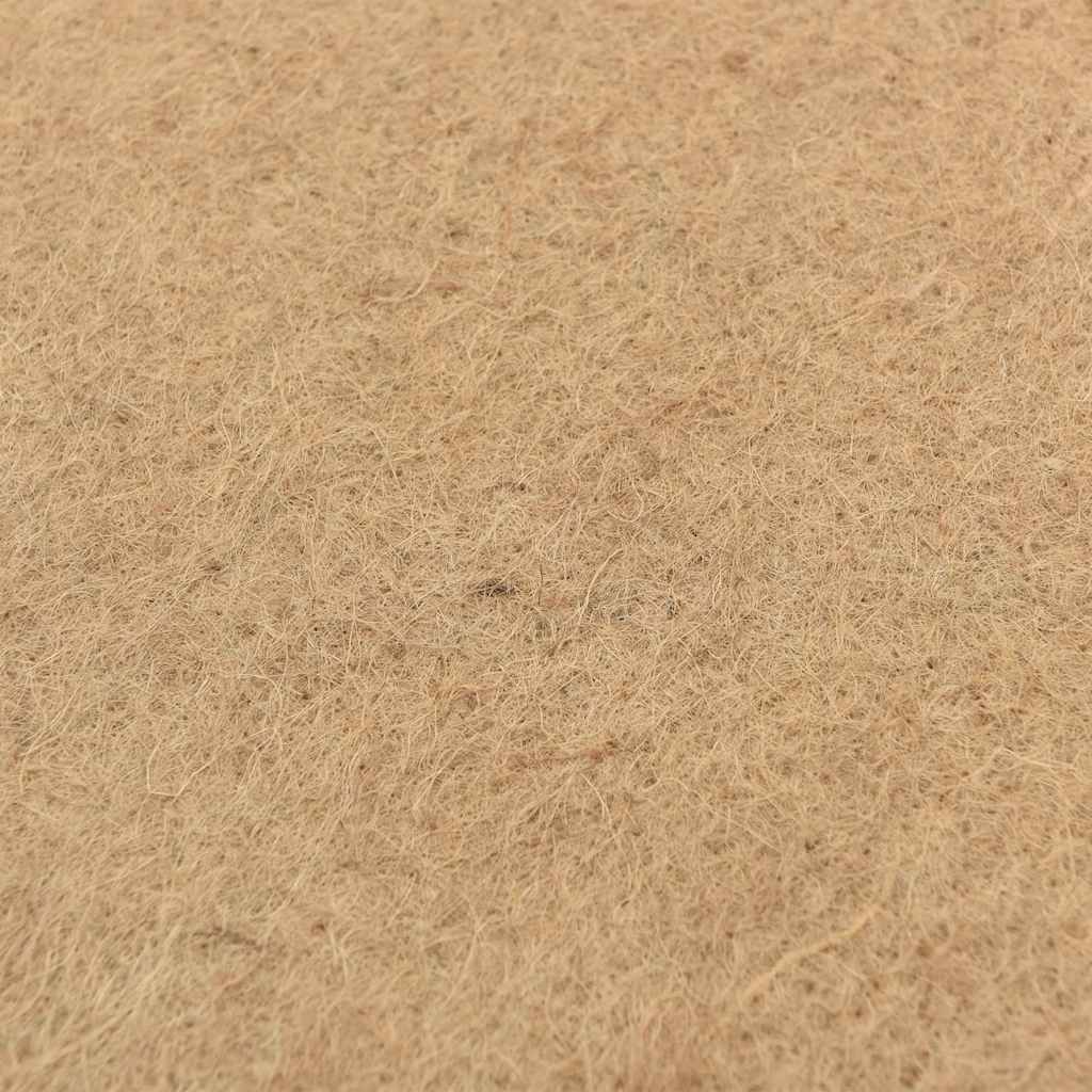 Hemp Mat Natural 100% Hemp 3.3 x 3.3 ft Tough Hemp Mat Square