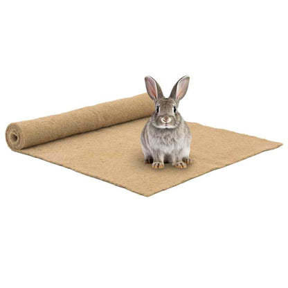 Hemp Mat Natural 100% Hemp 3.3 x 3.3 ft Tough Hemp Mat Square