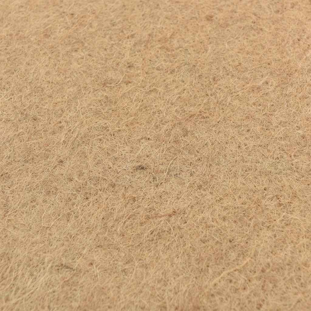 Hemp Mat Natural Brown 100% Hemp 1 x 82.0 ft roll Durable