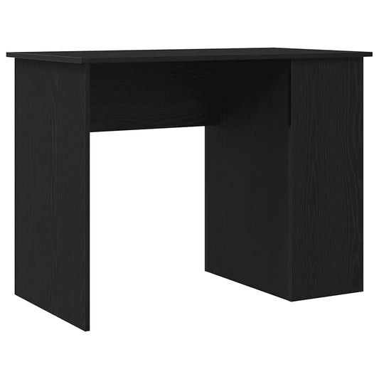 Desk Black Oak 100x55x75 cm Engineered Wood