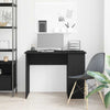 Desk Black Oak 100x55x75 cm Engineered Wood