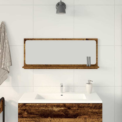 Mirror Shelf Old wood 90 x 10.5 x 37 cm Engineered Wood
