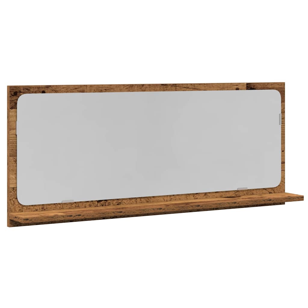 Mirror Shelf Old wood 90 x 10.5 x 37 cm Engineered Wood