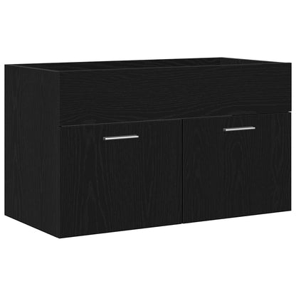 Sink cabinet with Storage with Door Black Oak Engineered Wood