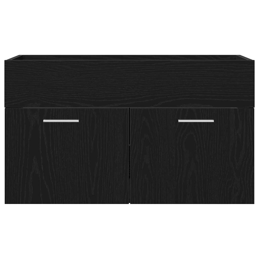 Sink cabinet with Storage with Door Black Oak Engineered Wood