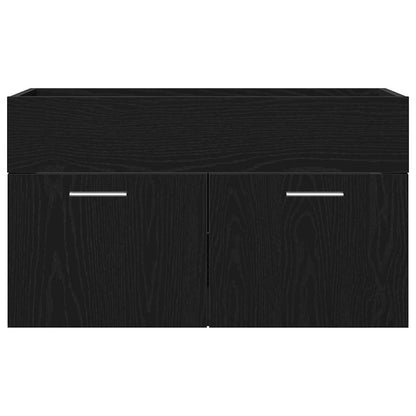 Sink cabinet with Storage with Door Black Oak Engineered Wood