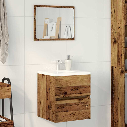 Bathroom Sink Cabinet Old Wood 41x38,5x45 cm Engineered Wood