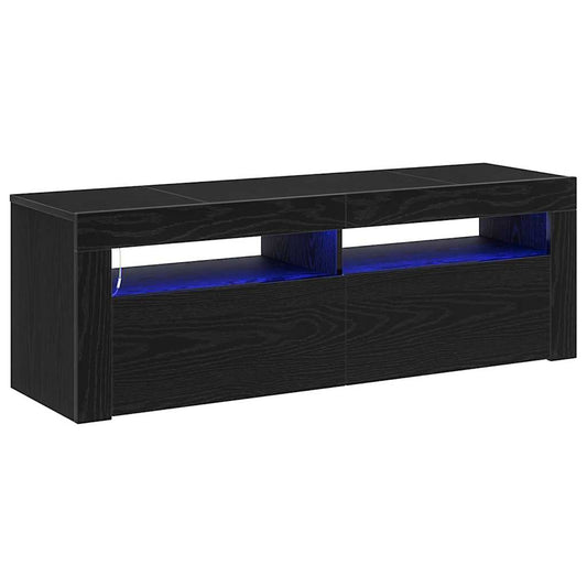 TV Cabinet 120 x 35 x 40 cm Black Oak Engineered Wood