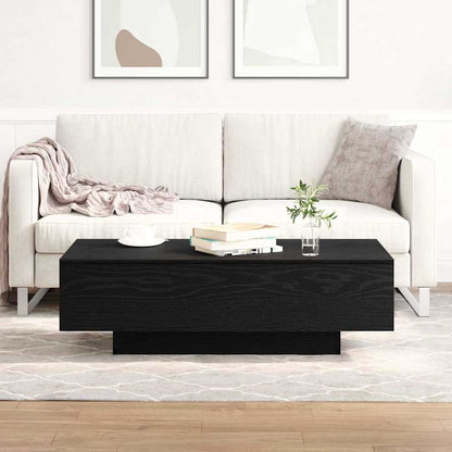 Coffee Table Black Oak 39.37 x 19.49 x 12.20 in Engineered Wood
