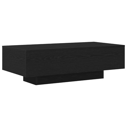 Coffee Table Black Oak 39.37 x 19.49 x 12.20 in Engineered Wood