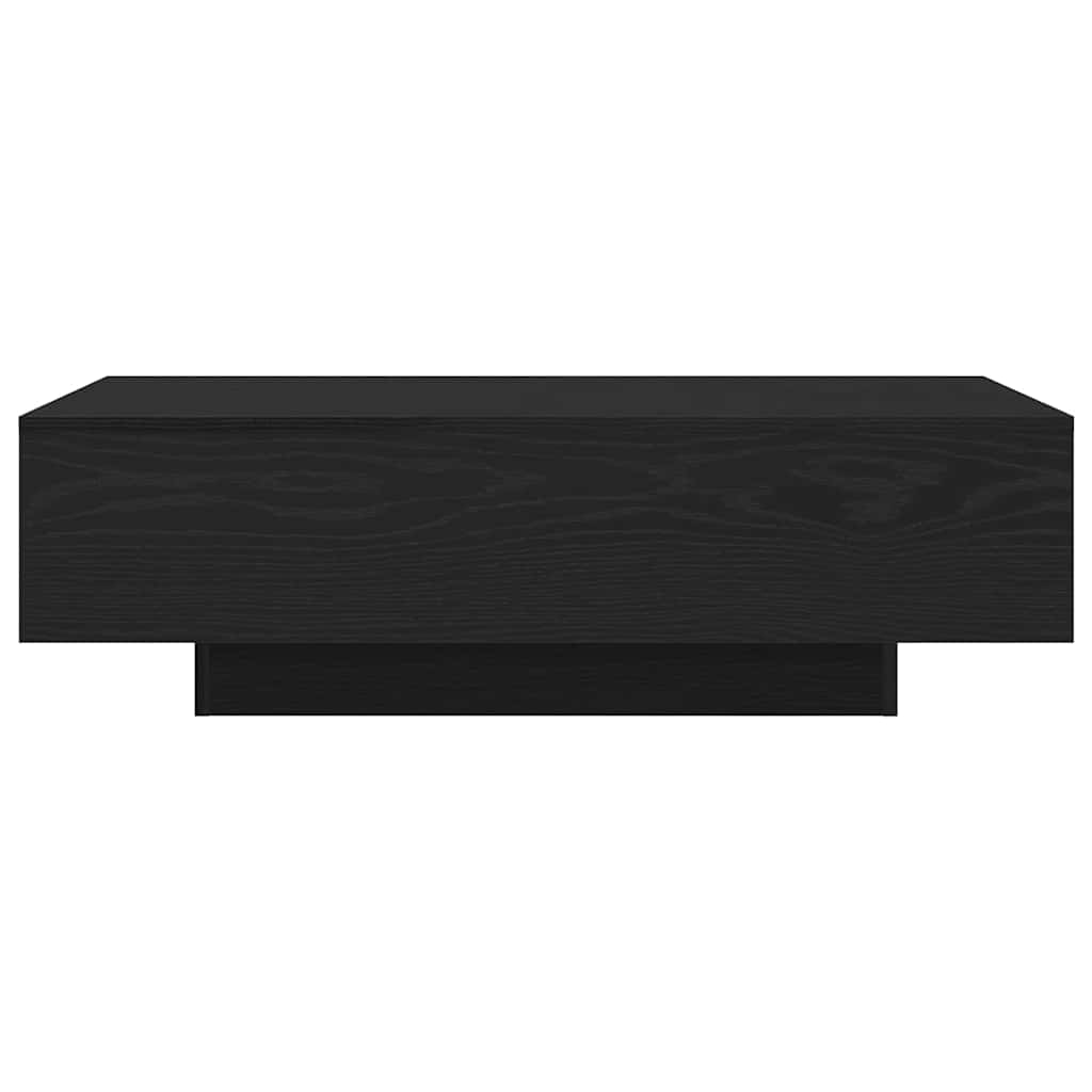 Coffee Table Black Oak 39.37 x 19.49 x 12.20 in Engineered Wood