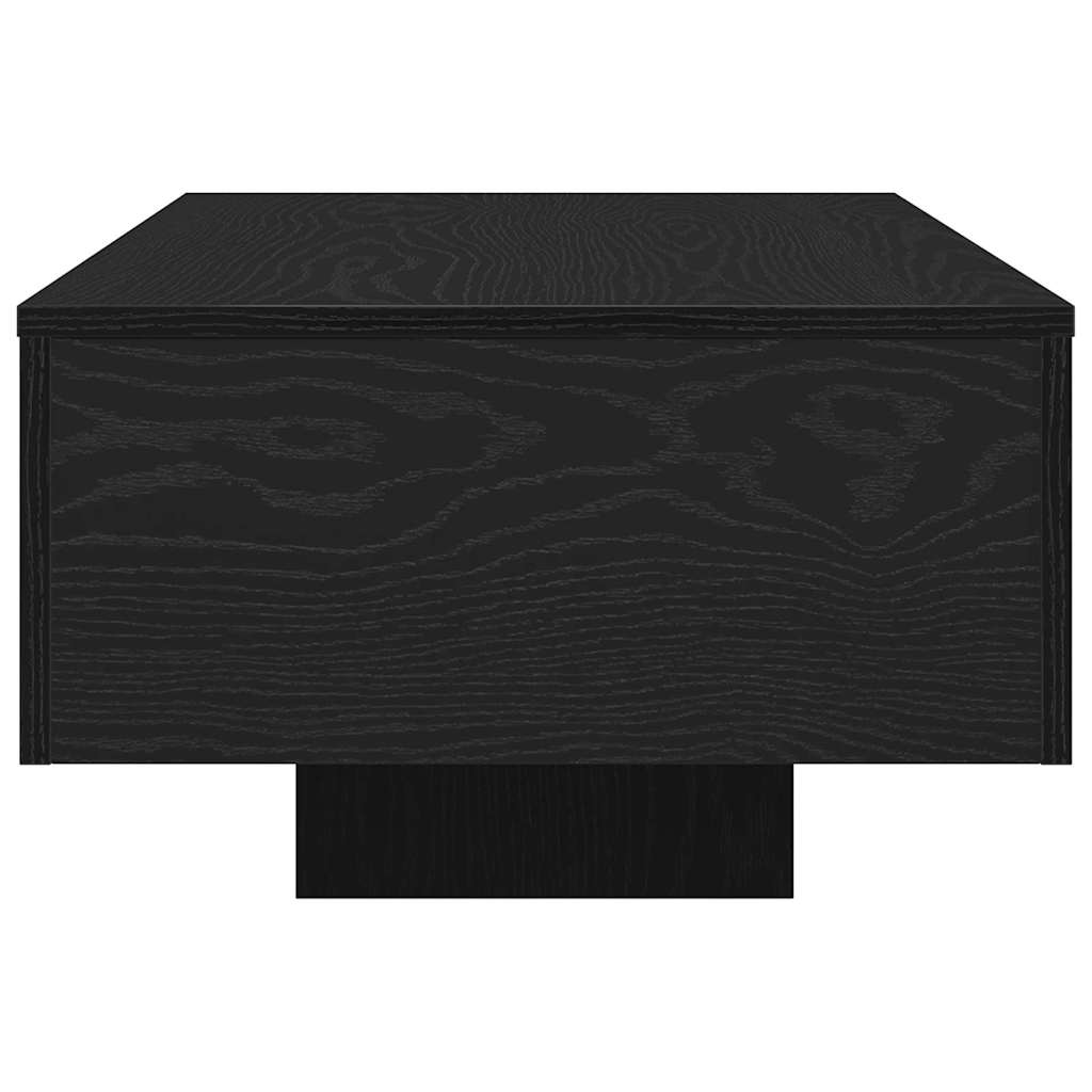 Coffee Table Black Oak 39.37 x 19.49 x 12.20 in Engineered Wood