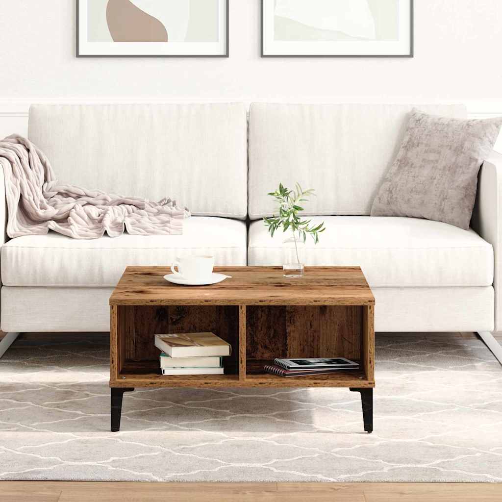Coffee Table Old Wood 60 x 60 x 30 cm