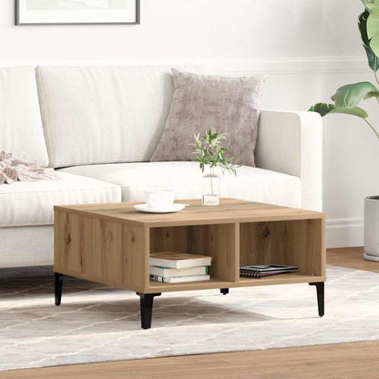 Coffee Table Artisan oak 60 x 60 x 30 cm Engineered wood