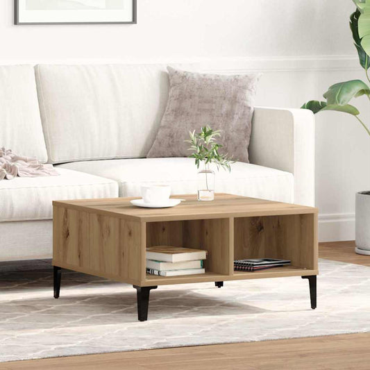 Coffee Table Artisan oak 60 x 60 x 30 cm Engineered wood