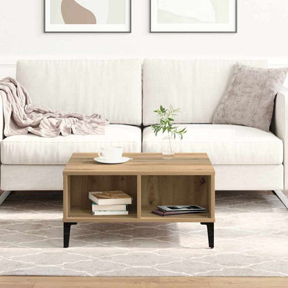 Coffee Table Artisan oak 60 x 60 x 30 cm Engineered wood