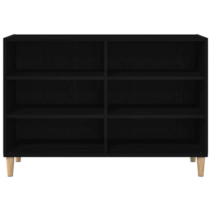 Sideboard Black Oak 103.5 x 35 x 70 cm Engineered Wood