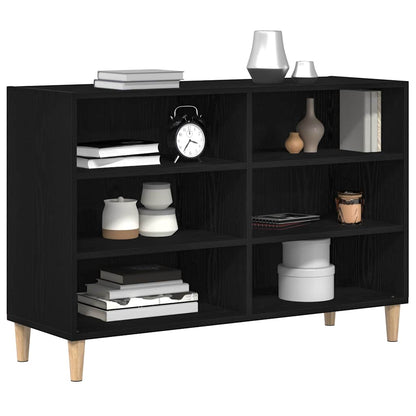 Sideboard Black Oak 103.5 x 35 x 70 cm Engineered Wood