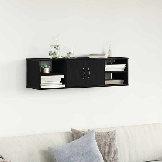 Wall Shelf Wall-Mounted Black Oak 102 x 30 x 29 cm