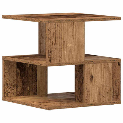 Side Table Old Wood 40 x 40 x 40 cm Engineered Wood