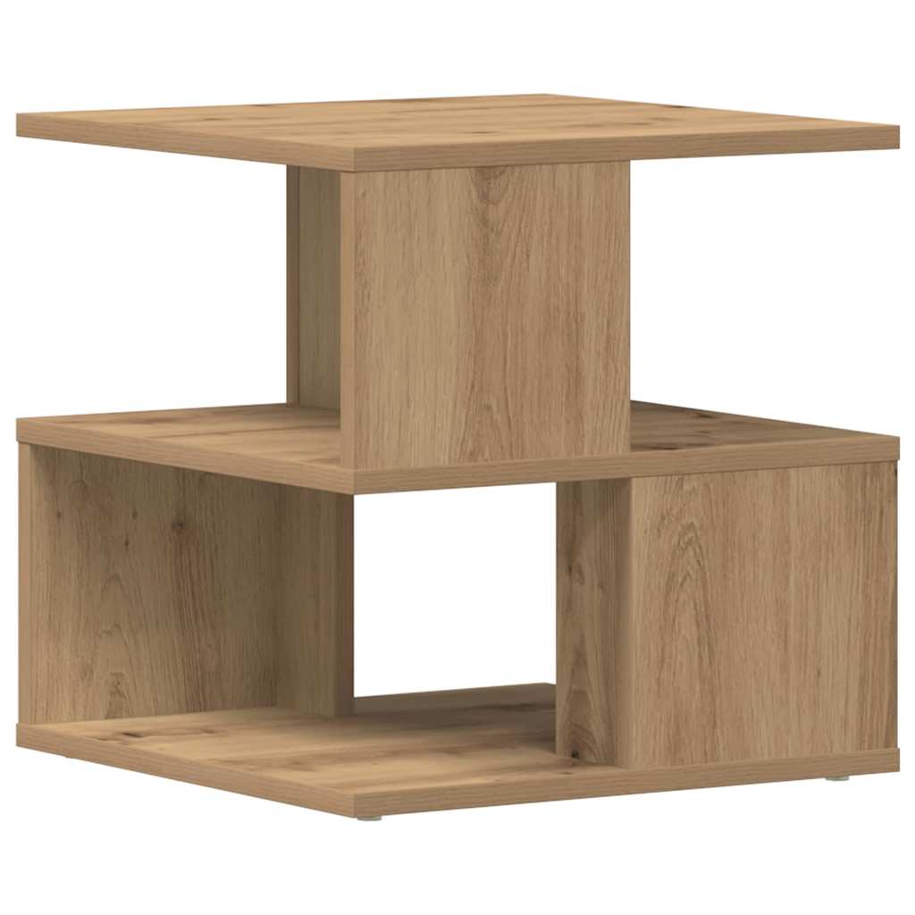 Side Table Artisan Oak 40 x 40 x 40 cm Engineered Wood