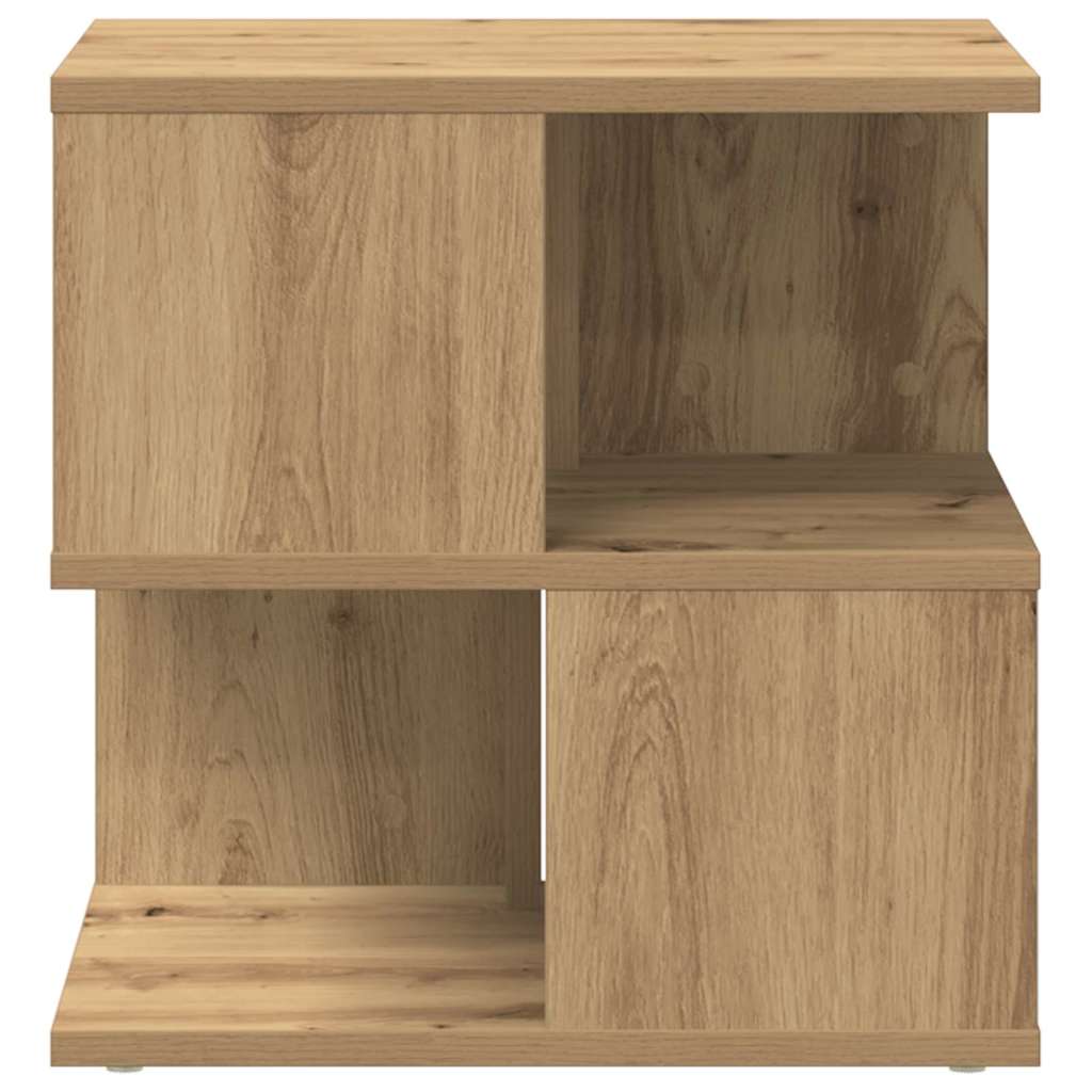 Side Table Artisan Oak 40 x 40 x 40 cm Engineered Wood