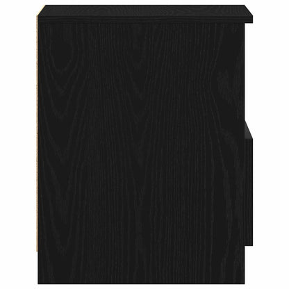 Bedside Cabinet 2 pcs Black Oak 40 x 40 x 50 cm Engineered Wood