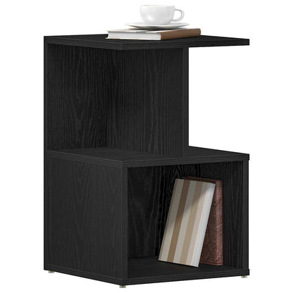 Bedside Cabinet Black Oak 35 x 35 x 55 cm Engineered Wood