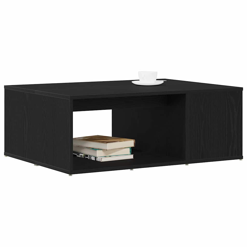 Coffee Table Black Oak 90 x 67 x 33 cm Engineered Wood