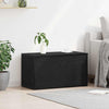 Storage Box Black oak 84 x 42 x 46 cm Engineered Wood